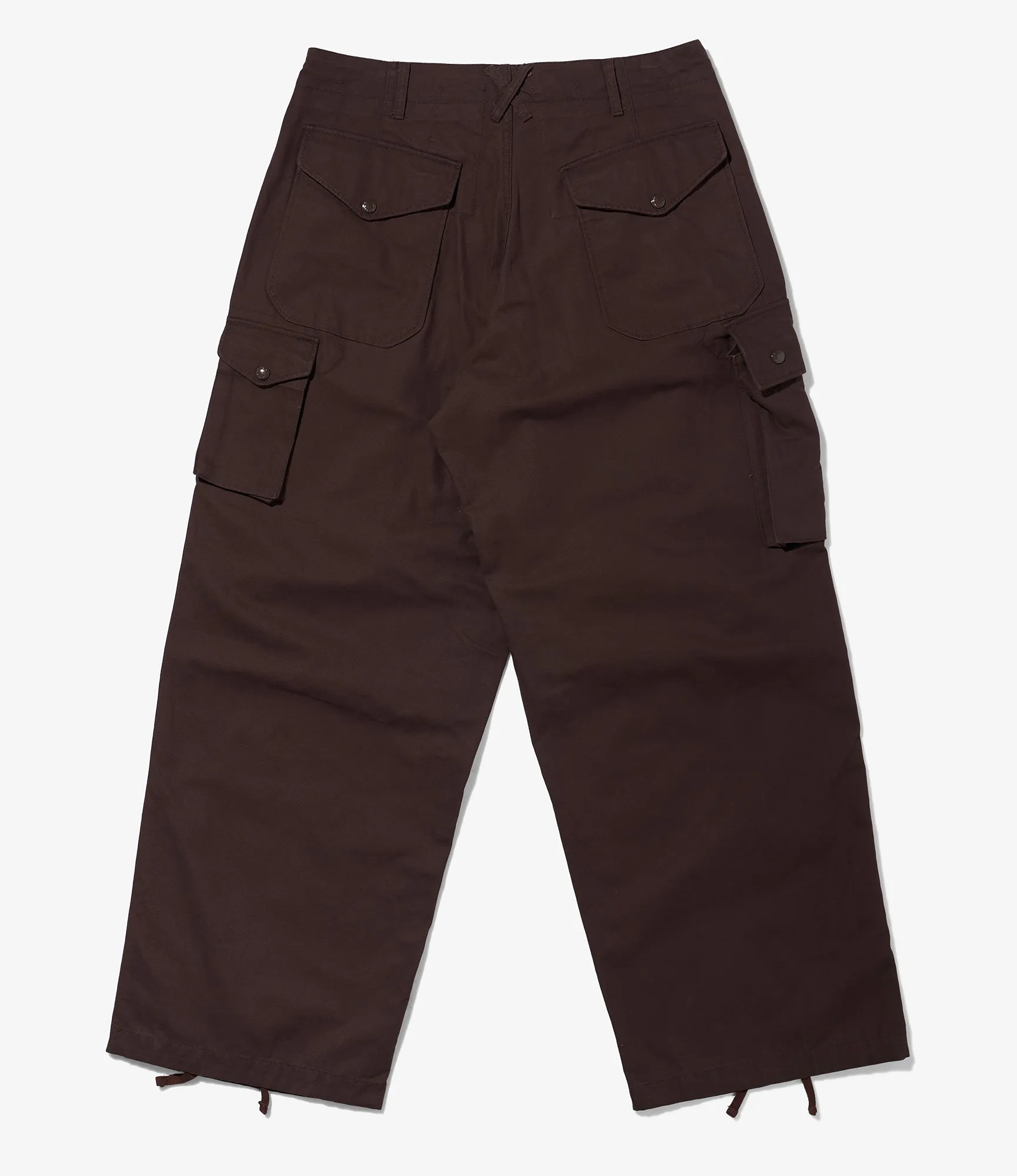 NNY x Blue in Green x Packer - Over FA Pant -  Dk. Brown 8oz Cotton Canvas
